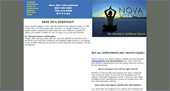 Desktop Screenshot of novavitamins.com